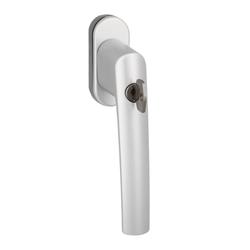 Fenstergriff 33419 Comfortline 100NM abschließbar F9 Edelstahlfarben Stift 24mm mit Schrauben M5x30mm