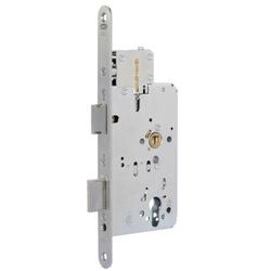 BKS Einsteckschloss B-23380, einflügelig, mit Obenverriegelung, Profilzylinder gelocht 72/9mm, Dornmaß 80mm, Flachstulp 20x285mm, rund, mit Wechsel, edelstahl, DIN Rechts Nr. B-23380-03-R-8