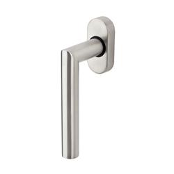 BKS Fenstergriff BELCANTO B-78820, Standard, oval, Vierkant 7/25, edelstahl matt gebürstet Nr. B-78820-43-0-8