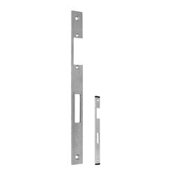 BKS Flachschließblech B 9000, DIN Rechts, 24x270mm, kantig, edelstahl, für elektrische Türöffner Nr. B 9000 1035