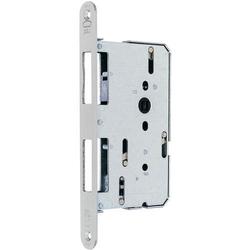 BKS Panik-Treibriegelschloss B 2190, ungelocht/9mm, Dornmaß 100mm, Flachstulp 24x235mm, rund, edelstahl, DIN Links, Riegelschaltkontakt, Auslöseschieber 3,5mm, vorstehend Nr. B 2190 3045