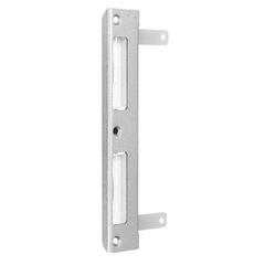 BKS Profilschließblech S282, 28x170x8mm, rund, nickelsilber, mit Kunststoffeinlage RAL9010 Nr. S2820069