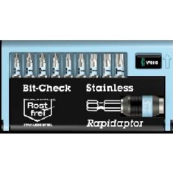Wera Bit-Satz BC10/9 Kraftform Stainless 9-teilig PH2,PZ1+2, TX10,15,20,25,30 (Wera)