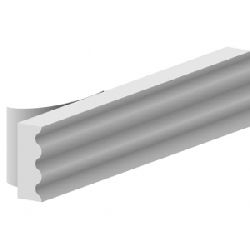 Dichtungsband K-Profil 9x3mm für Spaltbreite 2-3mm weiss