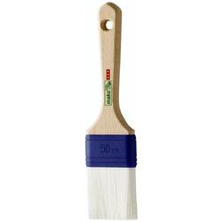Mako Abbeizpinsel KOMFORT 50mm, Nylonbesatz weiß, 6. Stärke, Naturholzgriff 100 % FSC Nr. 3566 51, EAN 4002168356643
