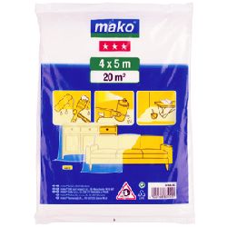 Mako Malerplane Komfort mittelstark 12 my, 4x5 Meter zum Abdecken bei Renovierungen im Innenbereich Nr. 8355 05, EAN 4002168835551