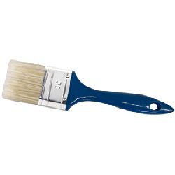 Mako Lack-Flachpinsel BASIC 100mm, helle Borstenmischung 5.-6. Stärke, ca. 60 % Tops, Kunststoffgriff Nr. 3524 99, EAN 4002168352461
