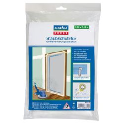 Staubschutztür für Türöffnungen bis 1,10 x 2,40 Meter, einfache Montage mit doppelseitigem Klebeband Nr. 8377 01-NU, EAN 4002168837708