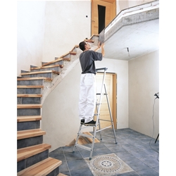 Zarges Scana S Stufen-Stehleiter 7 Stufen, Plattformhöhe 1,47m, Arbeitshöhe 3,50m Nr. 44157