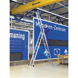 Zarges Skymaster X Mehrzweckleiter 3x8 Sprossen, Leiterlänge max. 5,80m, Arbeitshöhe 6,55m Nr. 41538