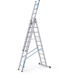 Zarges Skymaster X Mehrzweckleiter 3x10 Sprossen, Leiterlänge max. 6,90m, Arbeitshöhe 7,65m Nr. 41540