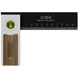 Ulmia Alu-Line Präzisions-Winkel mit justierbarer Schiene, Länge 150mm Alu- Schenkel mit Nußbaumeinlage Nr. 500-150