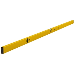 STABILA Wasserwaage Type 70, 200cm, leichtes Alu-Profil, 1 Horizontal-Libelle, 1 Vertikal-Libelle, Made in Germany Nr. 02292
