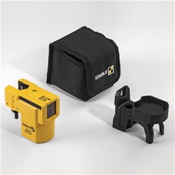 STABILA Kreuzlinienlaser LAX 50 G, 3-teiliges Set, selbstnivellierend, helle grüne Laser-Linien, Reichweite bis 30m, Einknopfsystem, Schutzklasse IP 53, Mehrzweckplattform, Tasche Nr. 19110
