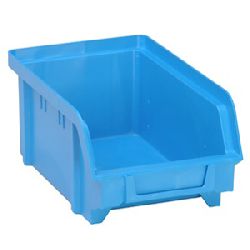 Sichtbox PS Gr. 2 blau 140x100x75mm Nr. 652300 EAN 4007228700350