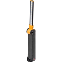 Brennenstuhl Akku LED-Arbeitsleuchte SANSA / LED-Werkstattleuchte mit Akku und Magnet (max. 80 h Leuchtdauer, 400+70 lm, zusammenklappbar auf Taschenformat, inkl. USB-Ladekabel) Nr. 1177370