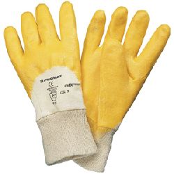 Nitril-Handschuh Ems Gr. 10 gelb nach EN 388, EN 420 Kat. II, hochwertige Nitrilbeschichtung Nr. 4000371276