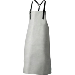 Schweißerschürze Knut, grau, ca. 80x100cm kräftige Kernleder-Beriemung 1a-Rind-Spaltleder EAN 4025888005776