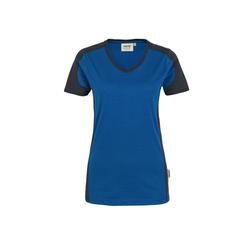 HAKRO Damen V-Shirt Contrast MIKRALINAR®, Performance, Regular Fit, 1/2-Arm Nr. 190