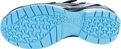 Steitz Sicherheitsschuh S1 schwarz/hellblau mit Klettverchluss Nr. VD PRO 1000 ESD