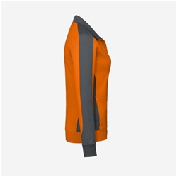 HAKRO Damen Sweatjacke Contrast MIKRALINAR®, Performance, Regular Fit, 1/1-Arm Nr. 277