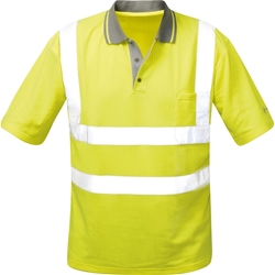 Warnschutz Polo-Shirt Diego 75% Polyester 25% Baumwolle atmungsaktiv Nr. 22699