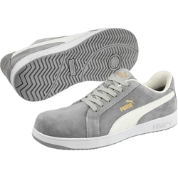 Puma Safety Sicherheitsschuh ICONIC SUEDE GREY LOW S1PL ESD FO HRO SRC Nr. 640030
