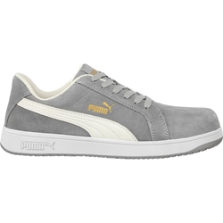 Puma Safety Sicherheitsschuh ICONIC SUEDE GREY LOW S1PL ESD FO HRO SRC Nr. 640030