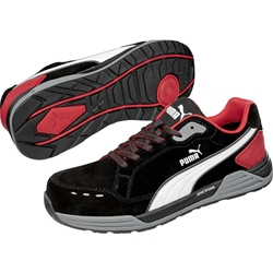 Puma Safety Sicherheitsschuh AIRTWIST BLACK/RED LOW S3 ESD HRO SRC Nr. 644630