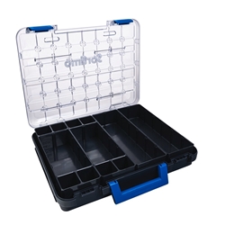 Sortimo T-BOXX 320 inkl. IB-Set 4 Stk. H63 inkl. Insetboxenset 4 Stück H63 mit passenden Trennwänden, Außenmaße (LxBxH) 358x444x81mm Nr. 6000015476