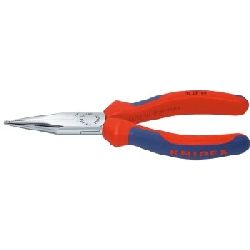 Knipex Langbeckzange mit Mehrkomponenten-Hüllen verchromt 160 mm Nr. 30 25 160