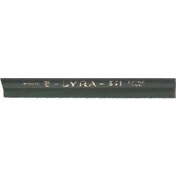 Steinhauerstift oval, grün 300mm (Lyra)