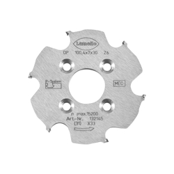 Lamello P-System Nutfräser CNC, DP, Ø100.4x7xØ30mm, Z6, NL 4xØ6.6xØ48mm Nr. 132145