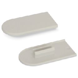 Lamello Abdeckkappen Kunststoff a 2000 Stück, für Cabineo Verbinder RAL9018 Papyrusweiss Nr. 186351P