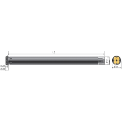 Somfy Elektronischer Antrieb Oximo 50 WT 6/17 SW 60 ED Kabel 3m schwarz mit A+M für Welle 60 Nr. 1032607