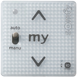 Somfy Wandsender Smoove A / M IN io pure shine weiß (automatisch/manuell) Nr. 1811101