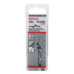 Bosch Stichsägeblatt T 244 D Speed for Wood, 25er-Pack Nr. 2608633626