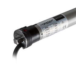 Rojaflex Rohrmotor MINI mit mechanischen Endschaltern MLS-10/17 MINI 398mm Länge 35mm 10 Nm für 40mm Welle mit Klicklager SLLC35 und Adapter, CE, 5 Jahre Garantie Nr. 90100064