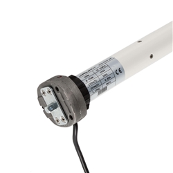 Rohrmotor SL45 50/12 NHK Rohrmotor mit mechanischen Endschaltern, Nothandbedienung 45mm, 50 Nm, mit Fertigkastenlager \u0026 Adapter Nr. 10050346