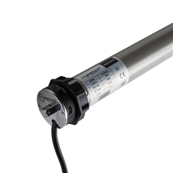 Rohrmotor mit mechanischen Endschaltern MLM-30/15 45mm 30 Nm mit Fertigkastenlager SLLF & Adapter, CE, 5 Jahre Garantie Nr. 90100005