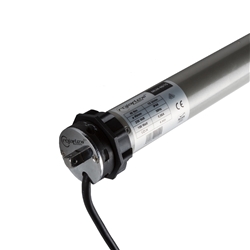 Rohrmotor mit mechanischen Endschaltern MLM-40/15 45mm 40 Nm mit Fertigkastenlager SLLF & Adapter, CE, 5 Jahre Garantie Nr. 90100006