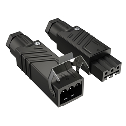 Hirschmann-Stecker/ Kupplung STAK 3+ Stecker STAS 3 Nr. 10050625