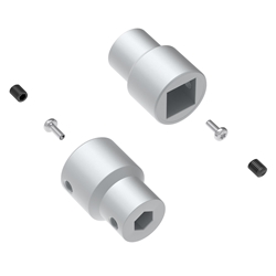 Rojaflex RJM-ML-Wellenflansch 4-Kant-12mm Nr. 1000018664