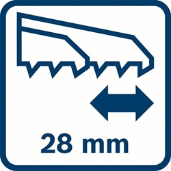 Bosch Akku-Säbelsäge GSA 18V-LI, L-BOXX 238 mit 2 x Li-Ion-Akku 5.0Ah, Säbelsägeblatt Nr. 060164J00B