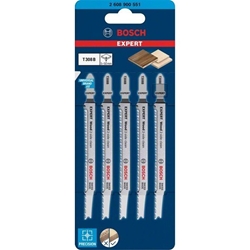 Bosch EXPERT Wood 2-side clean T 308 B Stichsägeblatt, 5 Stück, für Stichsägen Nr. 2608900551