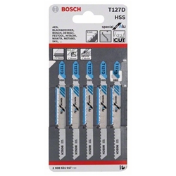 Bosch Stichsägeblatt T 127 D Special for Alu, 5er-Pack Nr. 2608631017