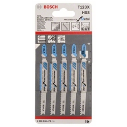 Bosch Stichsägeblatt T 123 XF Progressor for Metal, 5er-Pack Nr. 2608638473