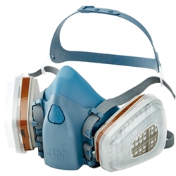 3M™ Maskenset Serie 7523M A2P3 bestehend aus: 1 x 7502, 2 x 6055, 4 x 5935, 2 x 501 EAN 4046719131594