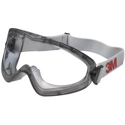 3M™ Vollsicht-Schutzbrille Serie 2890, indirekte Belüftung, Anti-Fog-Beschichtung, transparentes Acetatglas, 2890A Nr. 7000032481