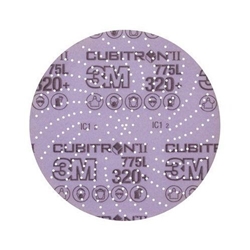 3M™ Xtract™ Cubitron™ II Kletthaftende Schleifscheibe Film-Disc 775L, Ø 150mm, P320, Multihole-Lochung Nr. 7100041692